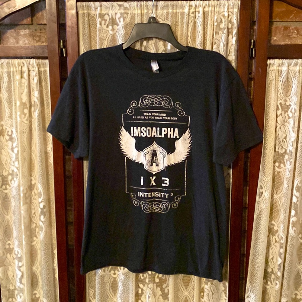 Tee Shirt by Next Level Sz L “Imsoalpha”